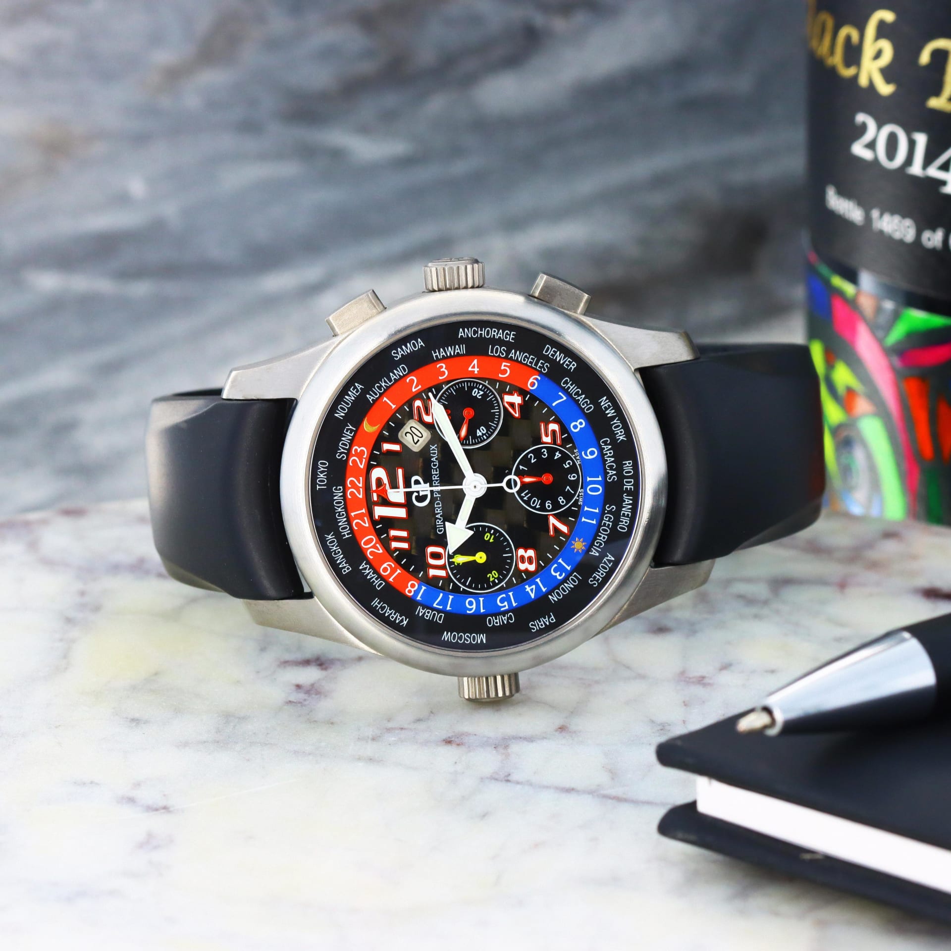 Girard-Perregaux F1 053 Ferrari World Time Chronograph Titanium