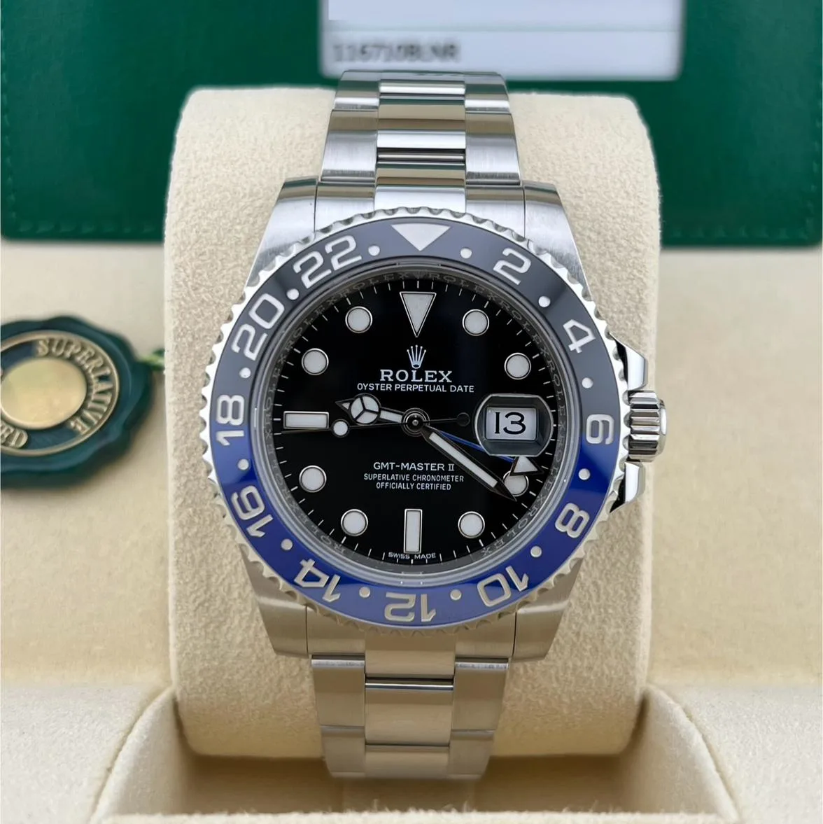 2018 Rolex GMT-Master II "Batman" 116710BLNR Listing Image 2