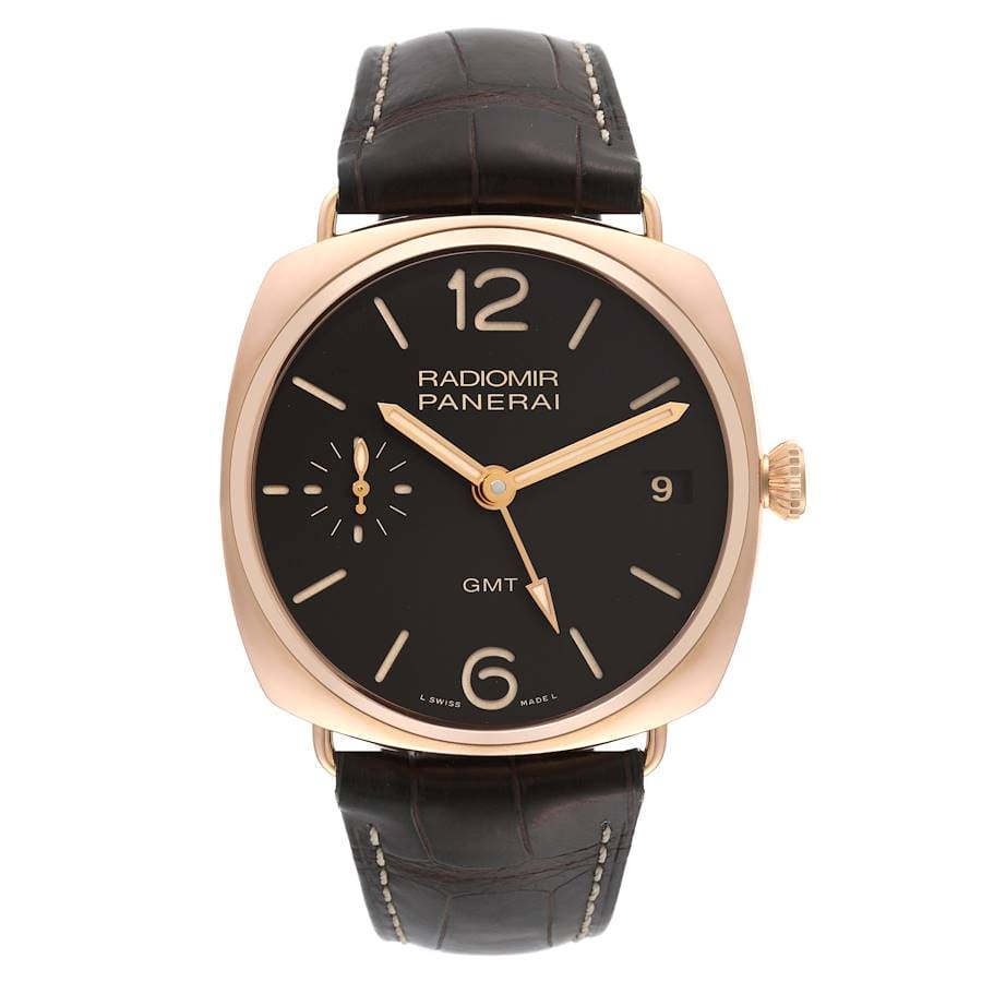 Panerai Radiomir Days GMT Oro Rosso PAM00421 Watches Bezel