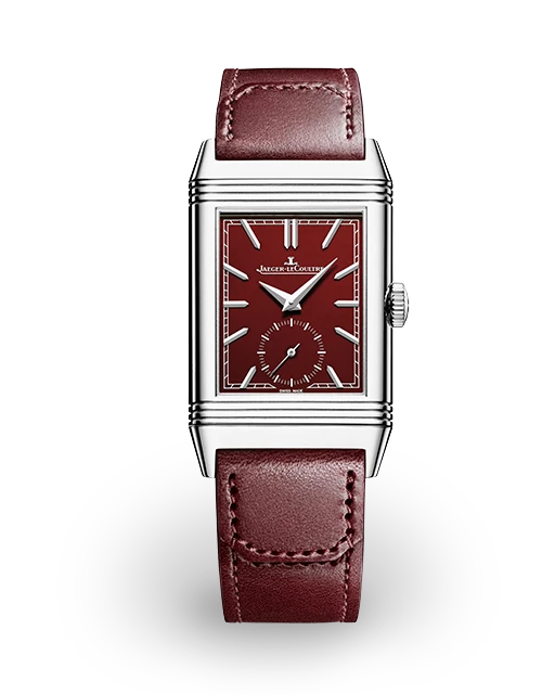 Jaeger-LeCoultre Reverso Tribute Steel / Burgundy / Strap Q397846J  Model Image