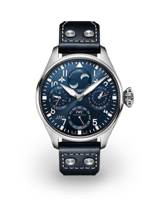 IWC Big Pilot's Watch Perpetual Calendar Stainless Steel / Blue IW5036-05  Model Image