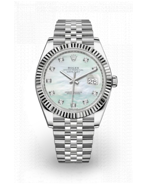 Rolex Datejust 41 Fluted / MOP / Diamond-Set / Jubilee 126334-0020  Model Image