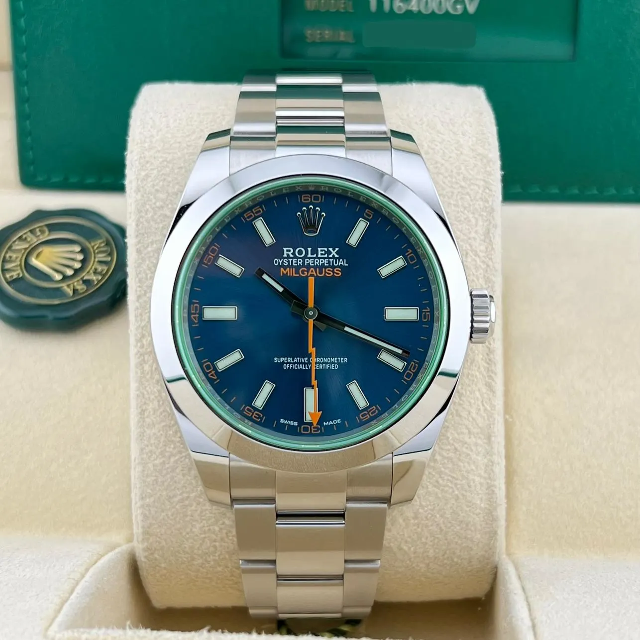 2022 Rolex Milgauss Blue 116400GV-0002 Listing Image 1