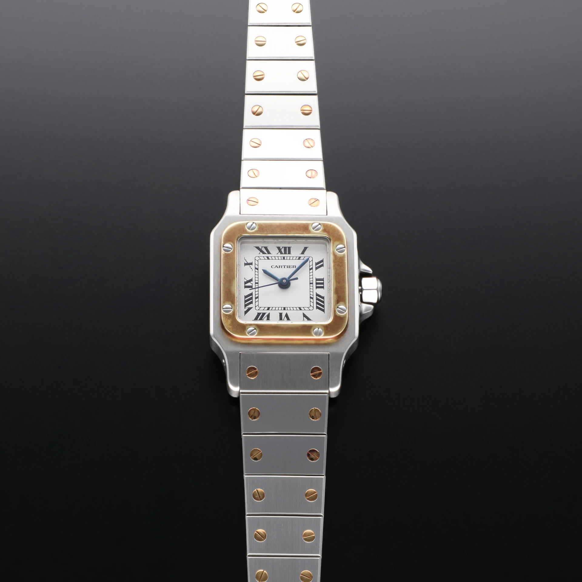 Auction Cartier Santos de Cartier Galb e Small Two Tone