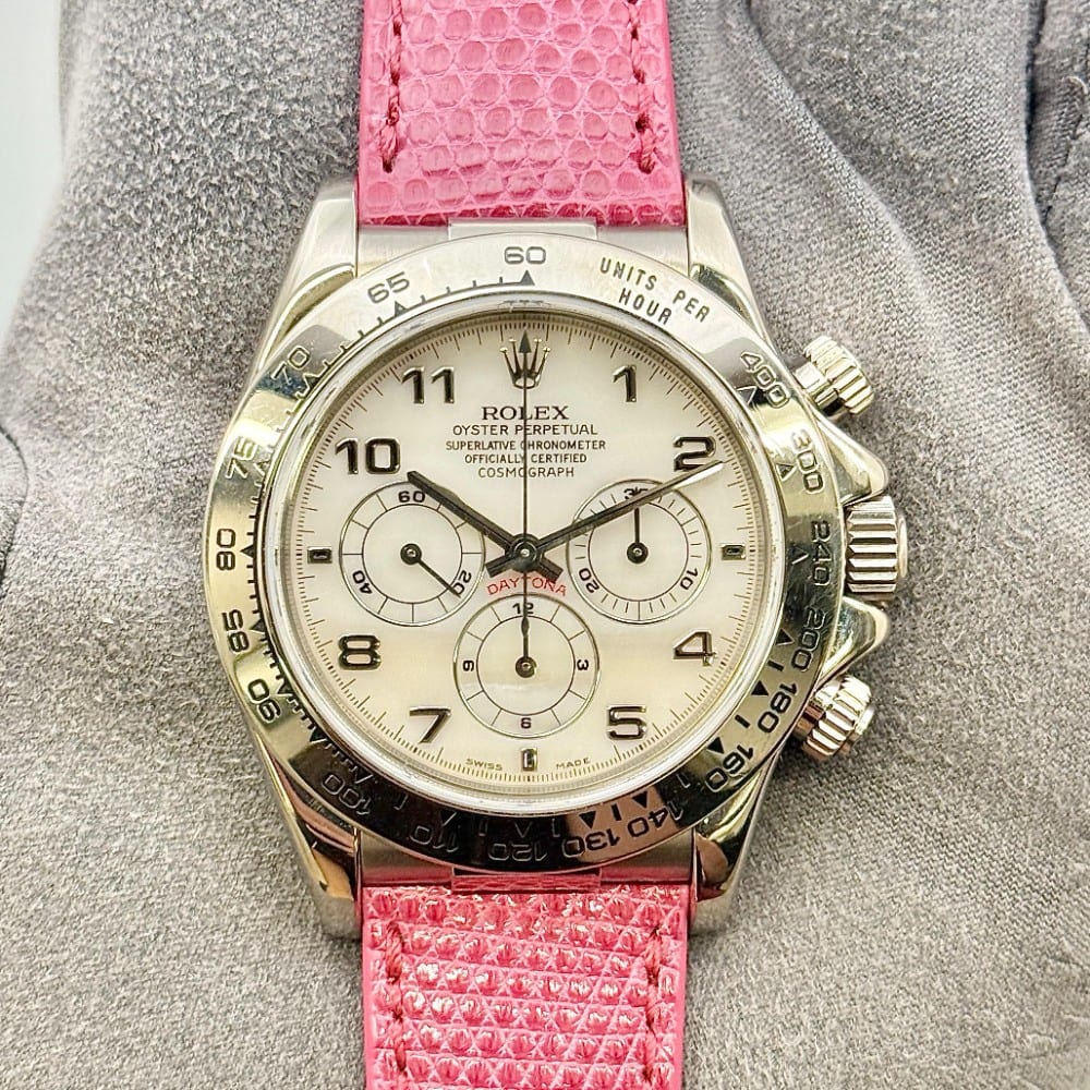 ２０２２’s ★ Rolex ★ Neck-Strap White★新品未使用 Rubber Strap for Rolex Datejust 116xxx For Deployant Buckle