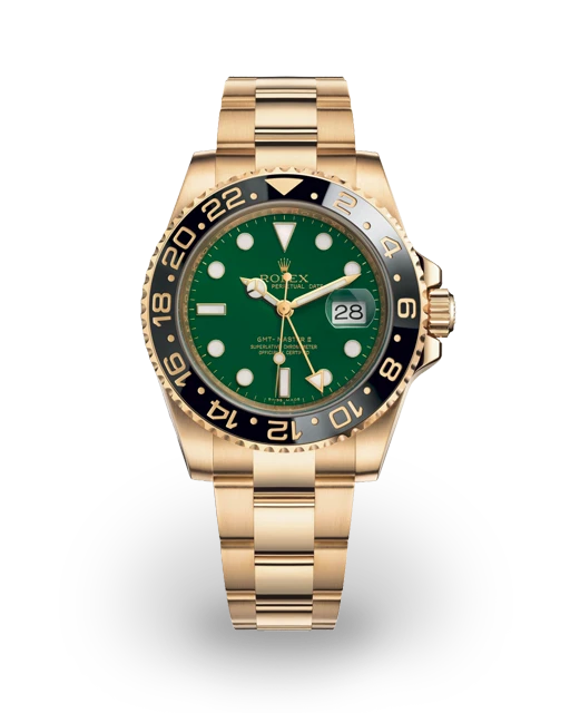 Rolex GMT-Master II Yellow Gold / Green 116718LN-0002  Model Image