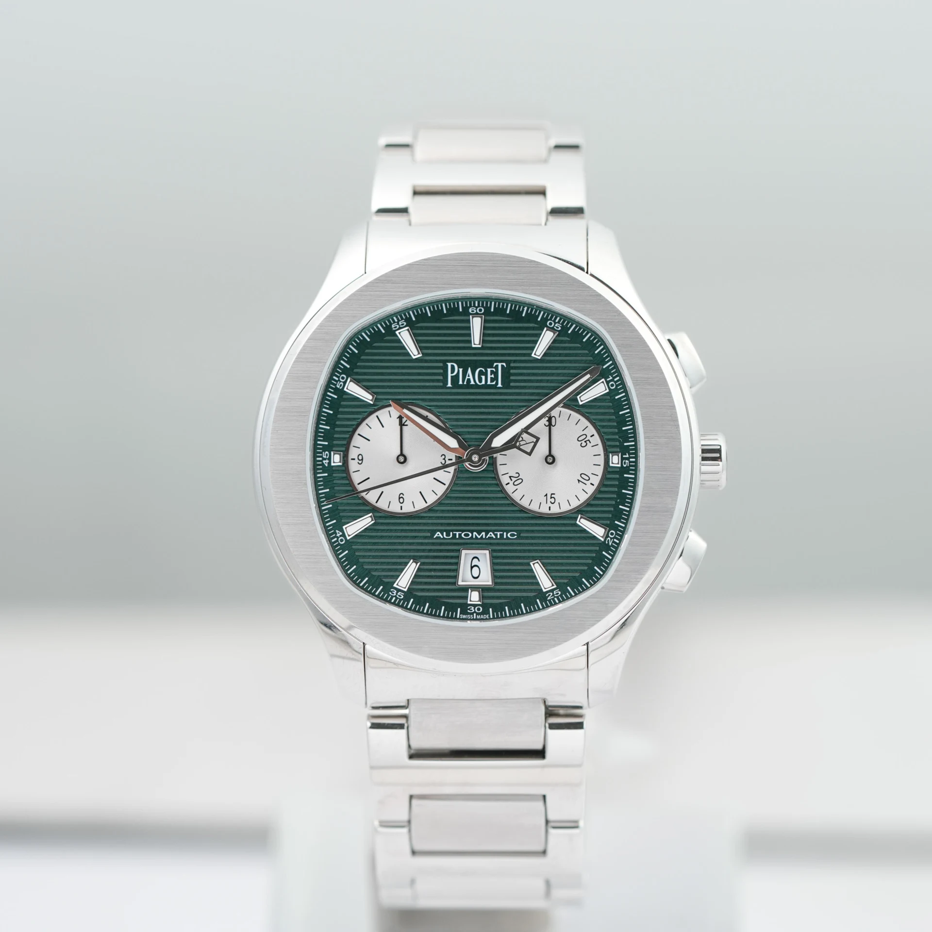 Piaget Polo Chronograph 42 Steel / Green / Bracelet G0A49024