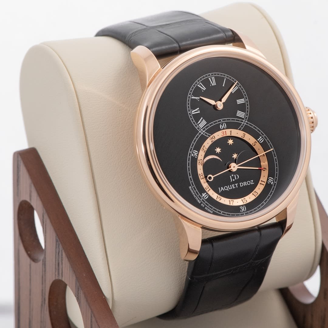 HP728純正インク　計3個　期限2026/JUN〜2026/JUL Auction: 2026 Jaquet Droz Grande Seconde Moon 43 Rose Gold / Black
