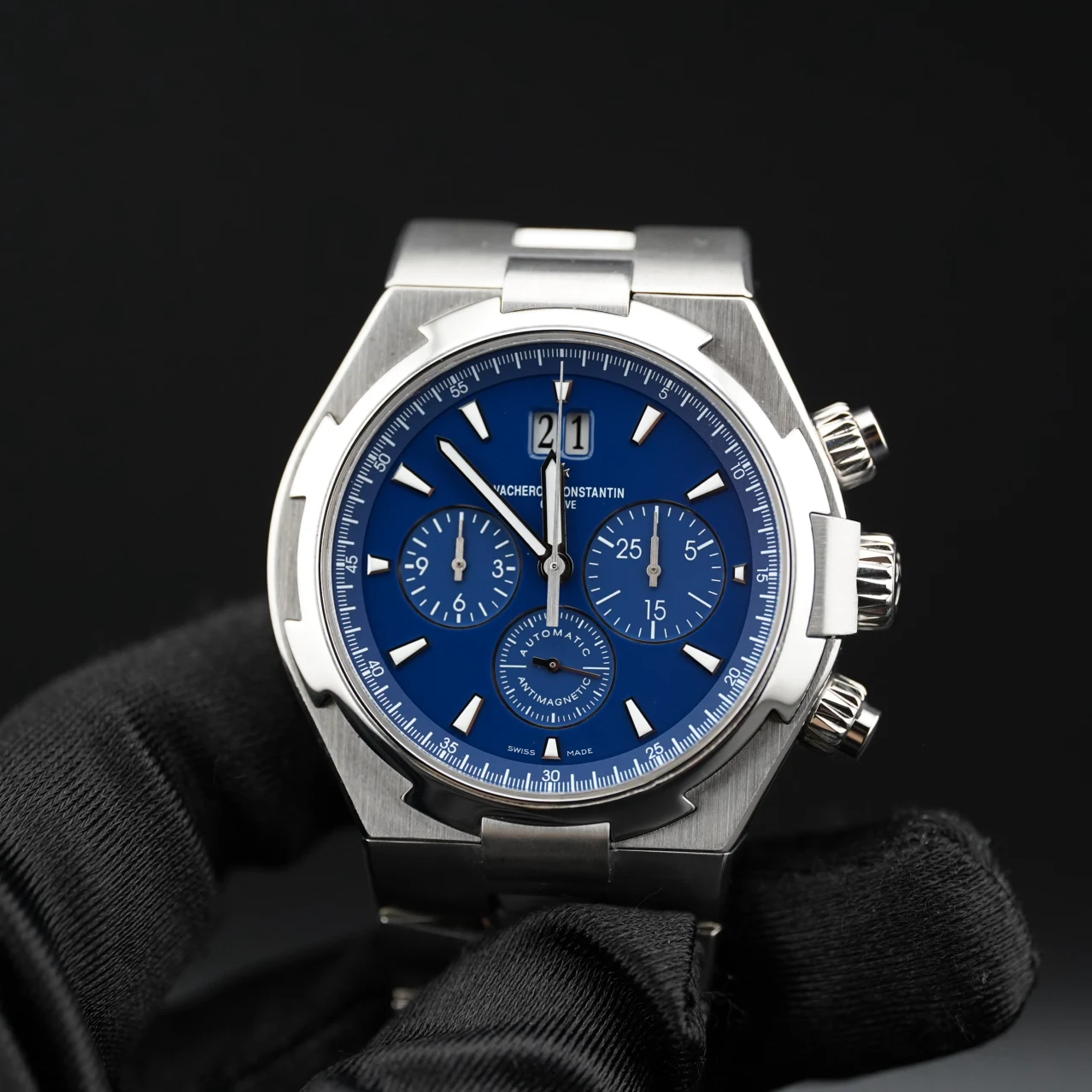 2015 Vacheron Constantin Overseas Chronograph Steel / Blue 49150/000A-9745
