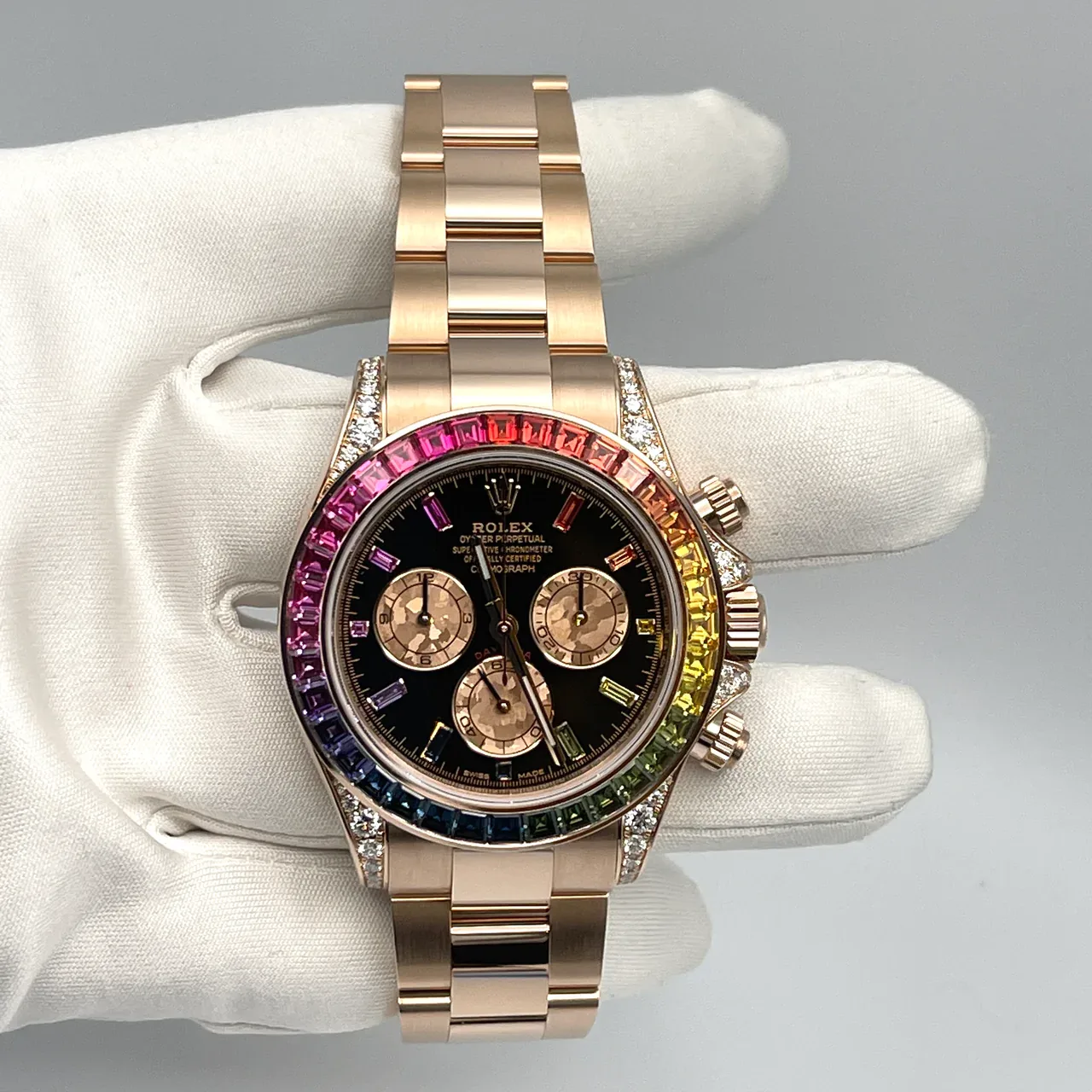 Rolex Daytona Rose Gold "Rainbow" 116595RBOW-0001 Listing Image 1
