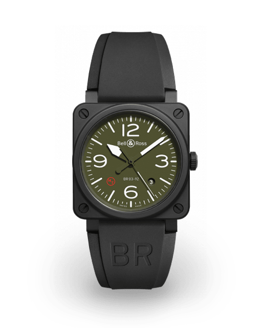 Bell & Ross BR 03 92 Military Type Ceramic BR0392-MIL-CE