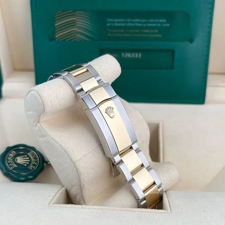 2023 Rolex Datejust 41 Two-Tone / Fluted / Champagne / Oyster 126333-0009 Listing Image 4