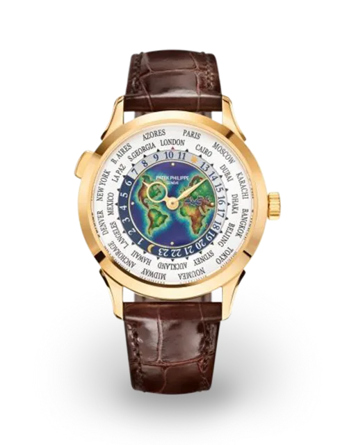 Patek Philippe World Time Yellow Gold / Cloisonné Enamel 5231J-001  Model Image