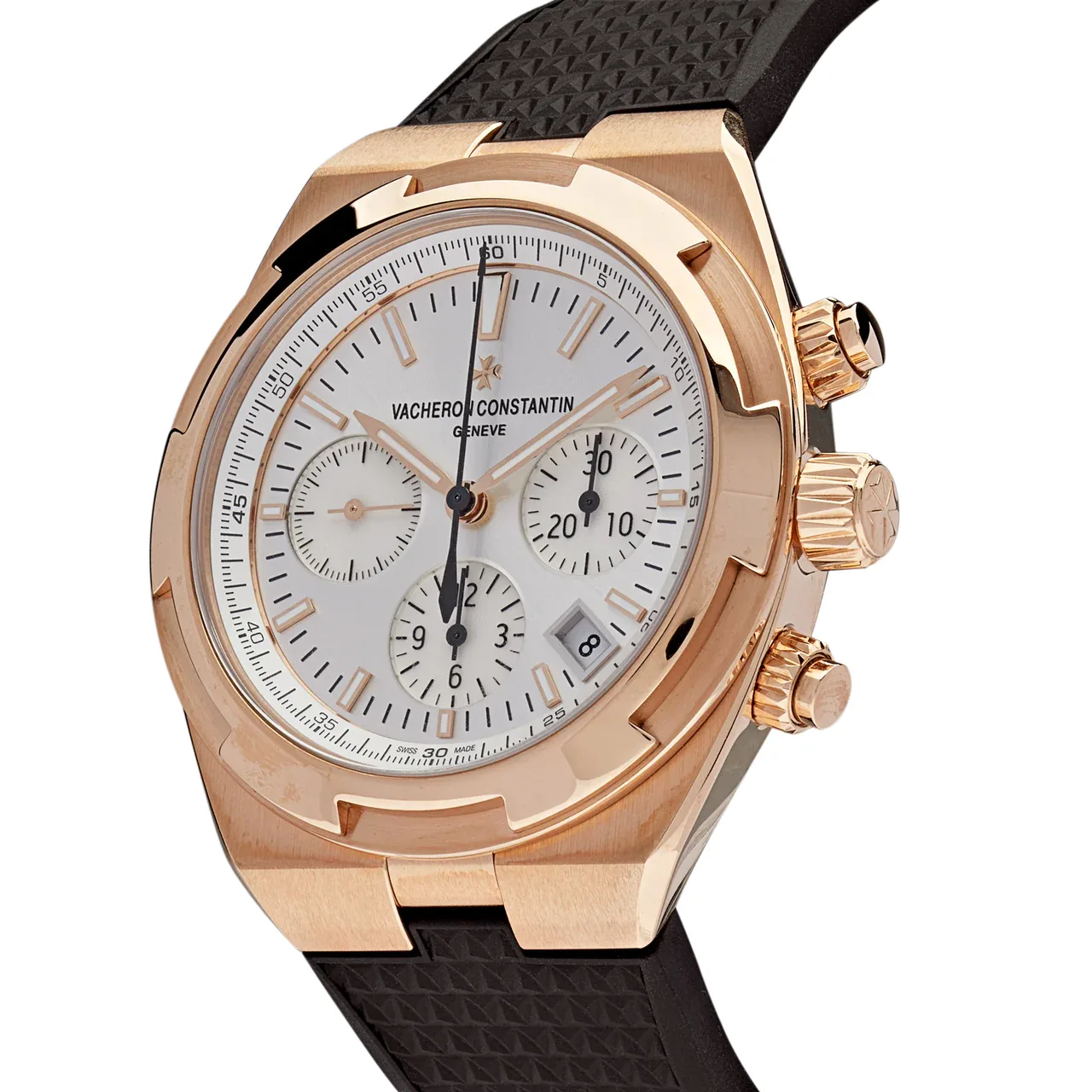 2022 Vacheron Constantin Overseas Chronograph Rose Gold / Silver 5500V/000R-B074 Listing Image 2