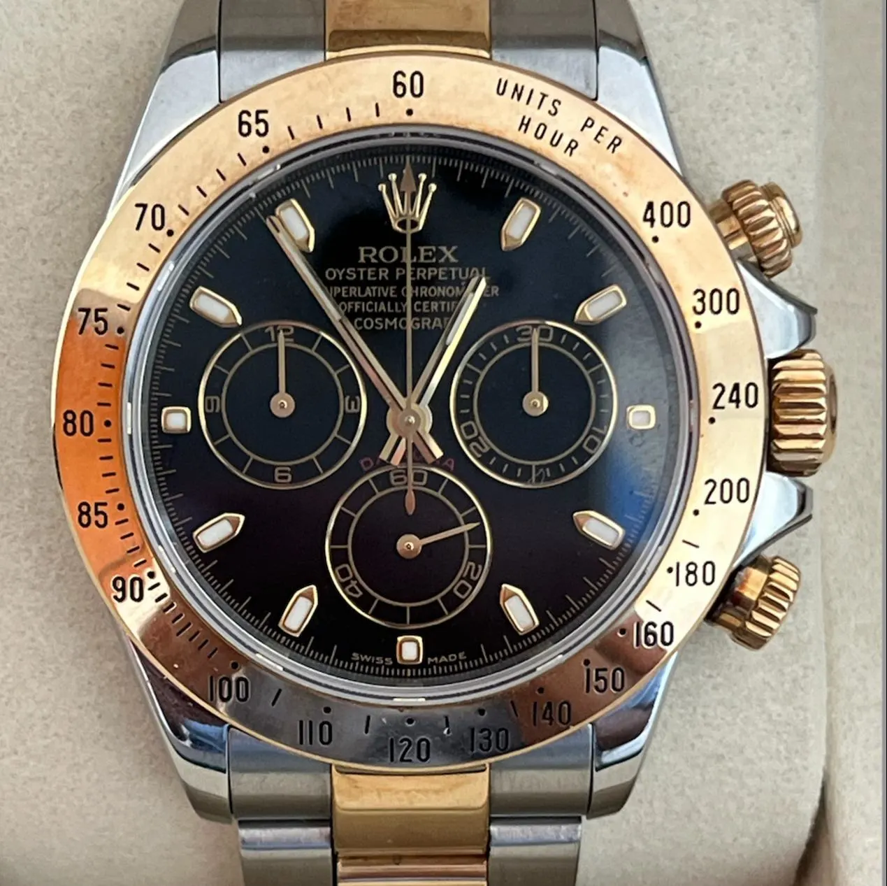 Rolex Daytona Two-Tone / Black 116523-0039