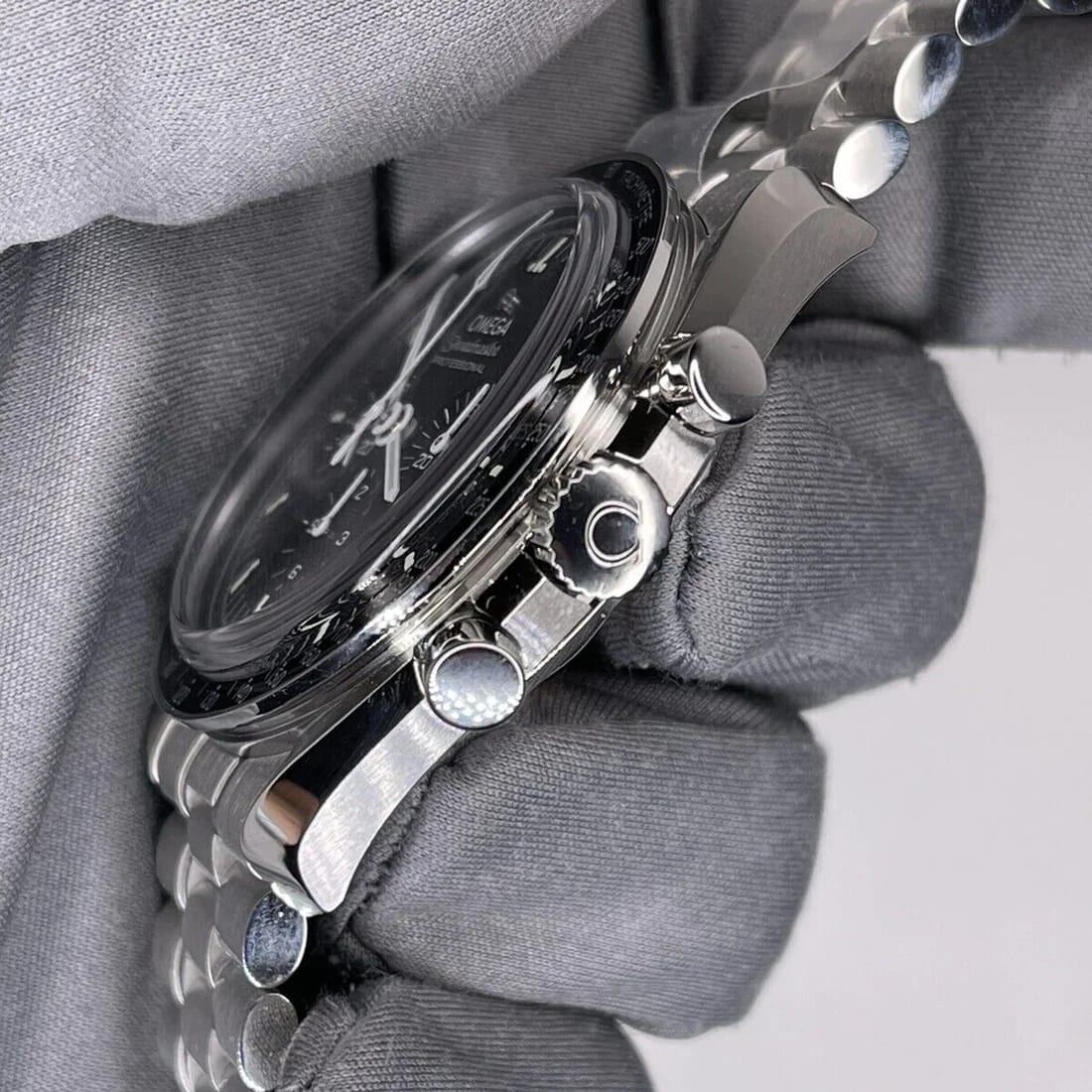 Omega Speedmaster Moonwatch Professional Chronograph 42mm 3861 Hesalite  310.30.42.50.01.001 — Watch Exchange Co.
