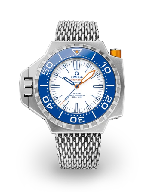 Omega Seamaster PloProf Co-Axial Master Chronometer Titanium / White / Blue 227.90.55.21.04.001  Model Image