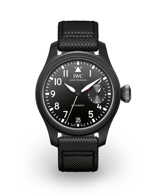 Montre IWC Pilote Casque Acier - Modèle 5000, Boîtier Acier, Occasion Très Bon État