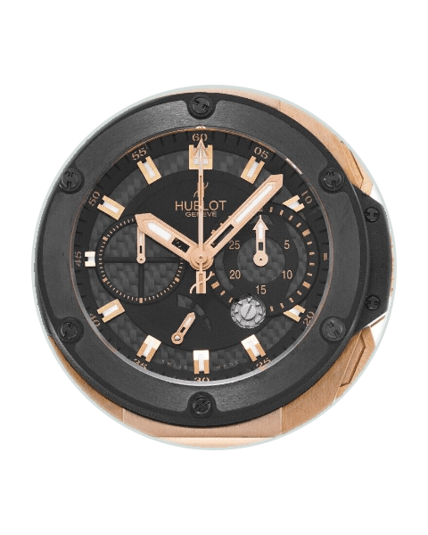 Hublot King Power 48 Rose Gold / Ceramic / Black / Strap - Limited