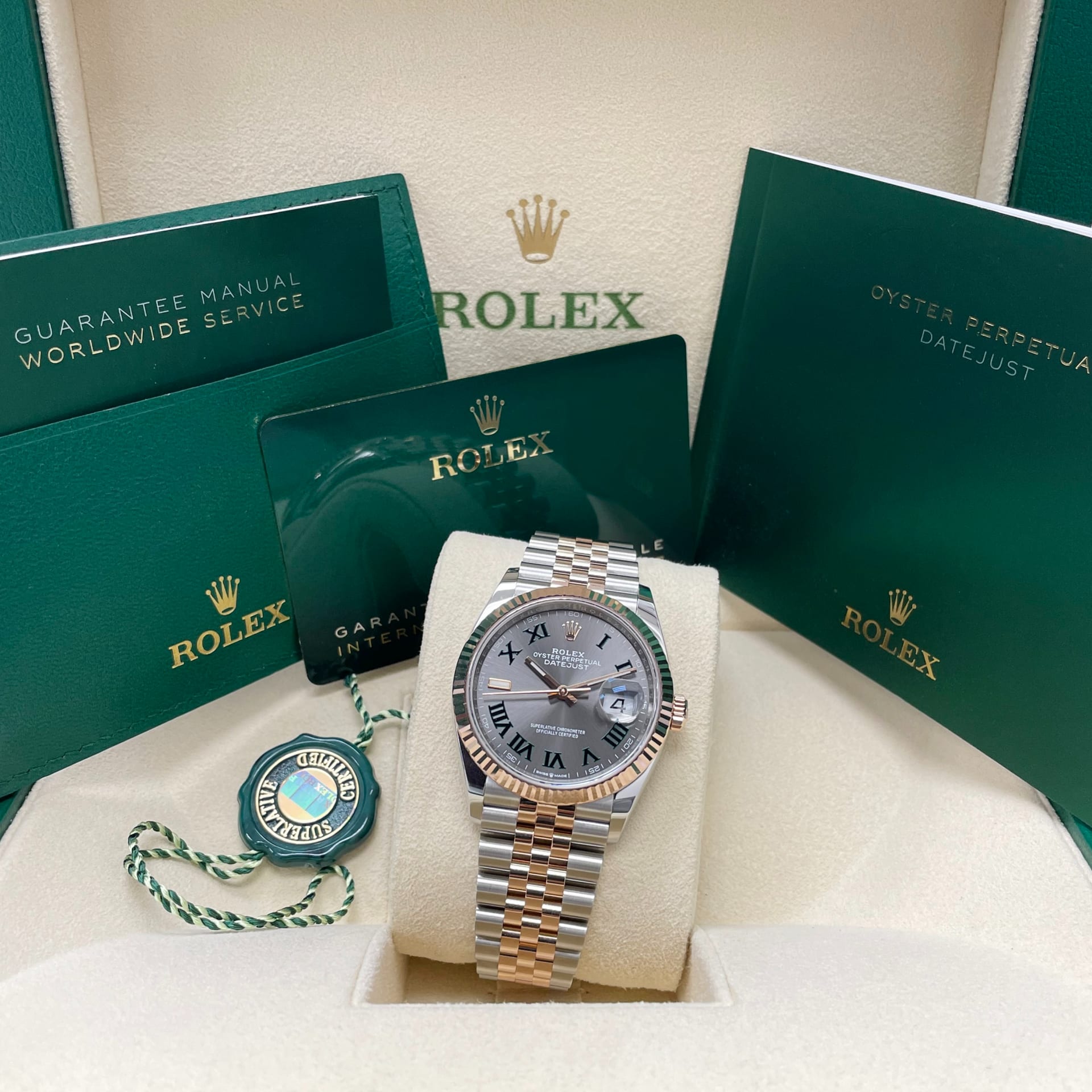 RolexDatejust126234SilverDiamo