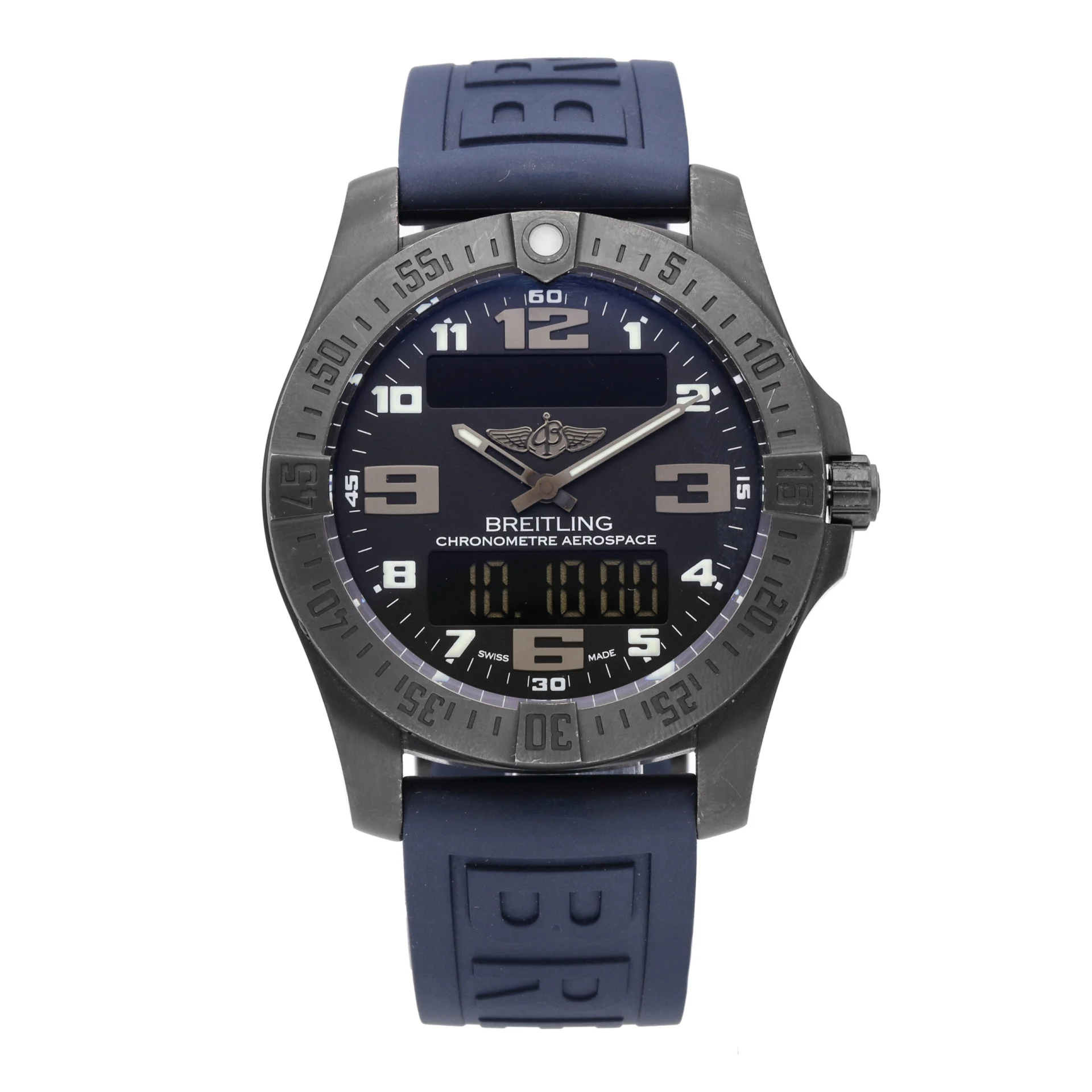 Breitling Aerospace Evo Night Mission / Black / Rubber / Folding V79363101B1S1