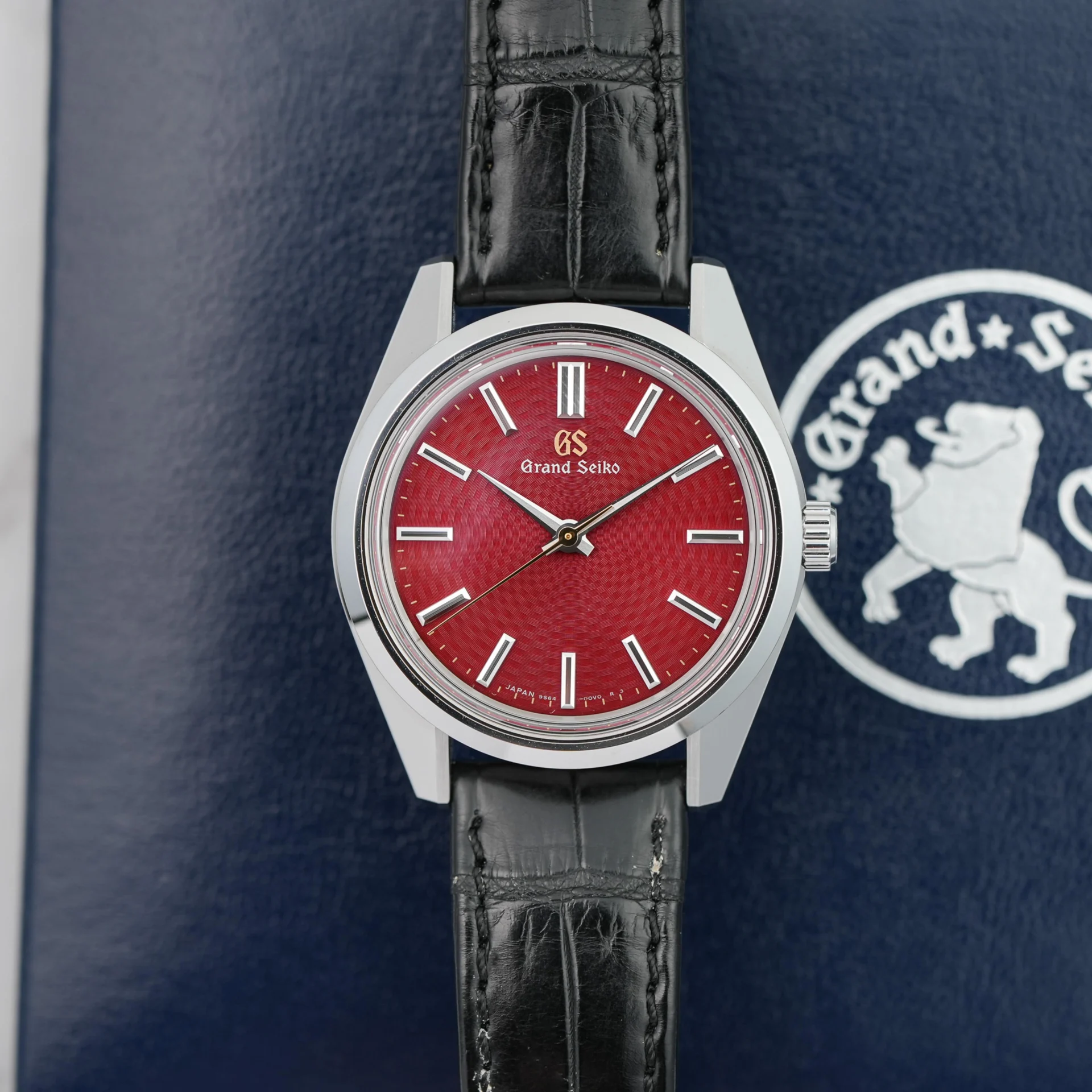 2025 Grand Seiko Heritage Collection European Exclusive Model Steel / Red / Strap - Limited to 300 Pieces SBGW321