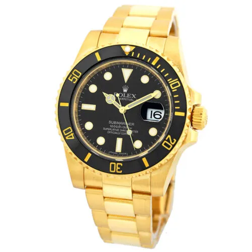 2007 Rolex Submariner Date Yellow Gold / Black 116618LN-0001 Listing Image 1