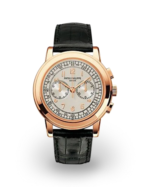 Patek Philippe Chronograph Rose Gold / Silvered 5070R-001  Model Image