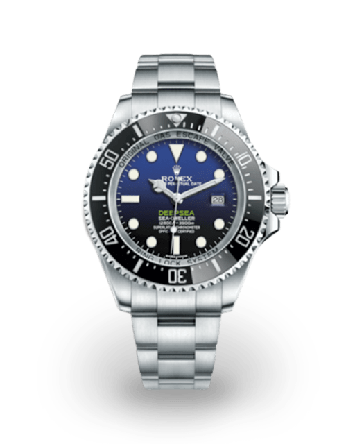Døds kæbe grundigt stå på række Rolex Sea-Dweller Deepsea D-Blue "James Cameron" 116660-0003 | Bezel