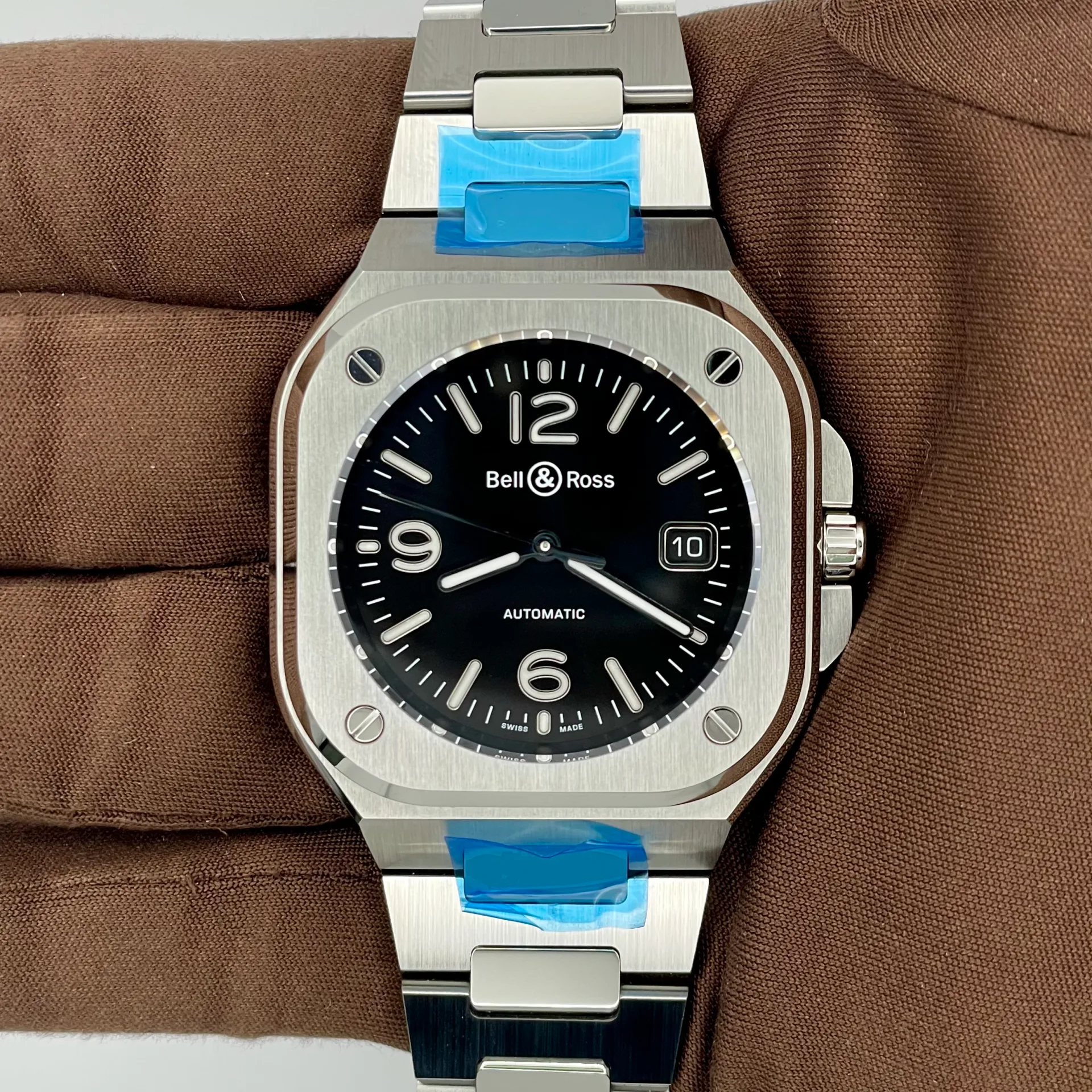 2025 Bell & Ross BR 05 Stainless Steel / Black / Bracelet BR05A-BL-ST/SST