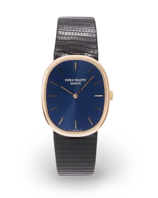 Patek Philippe Ellipse Yellow Gold / Blue / Strap 3848J  Model Image