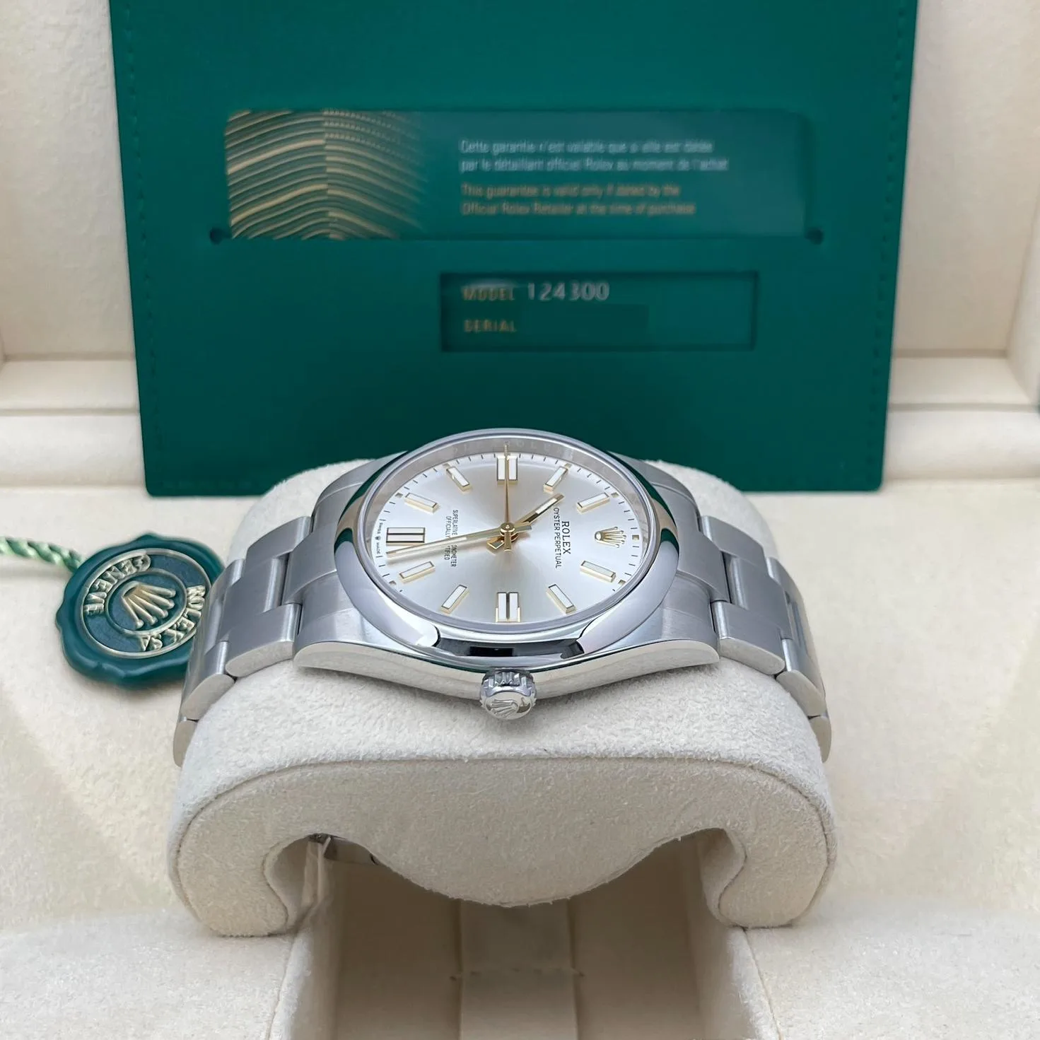 2024 Rolex Oyster Perpetual 41 Silver 124300-0001 Listing Image 3