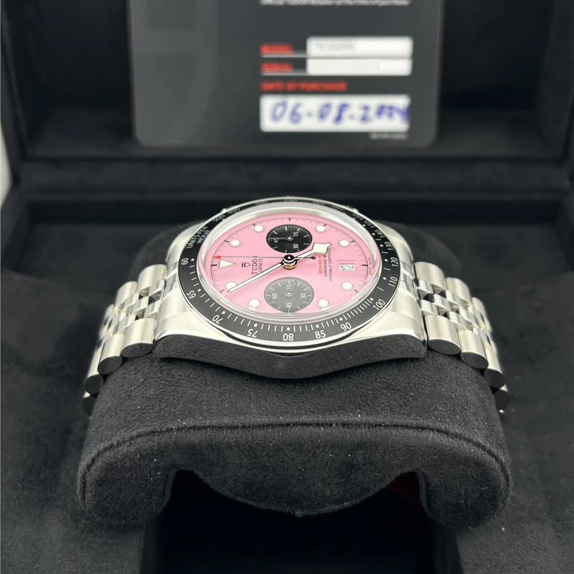 2024 Tudor Black Bay Chrono / Pink / Bracelet M79360N-0019 Listing Image 4