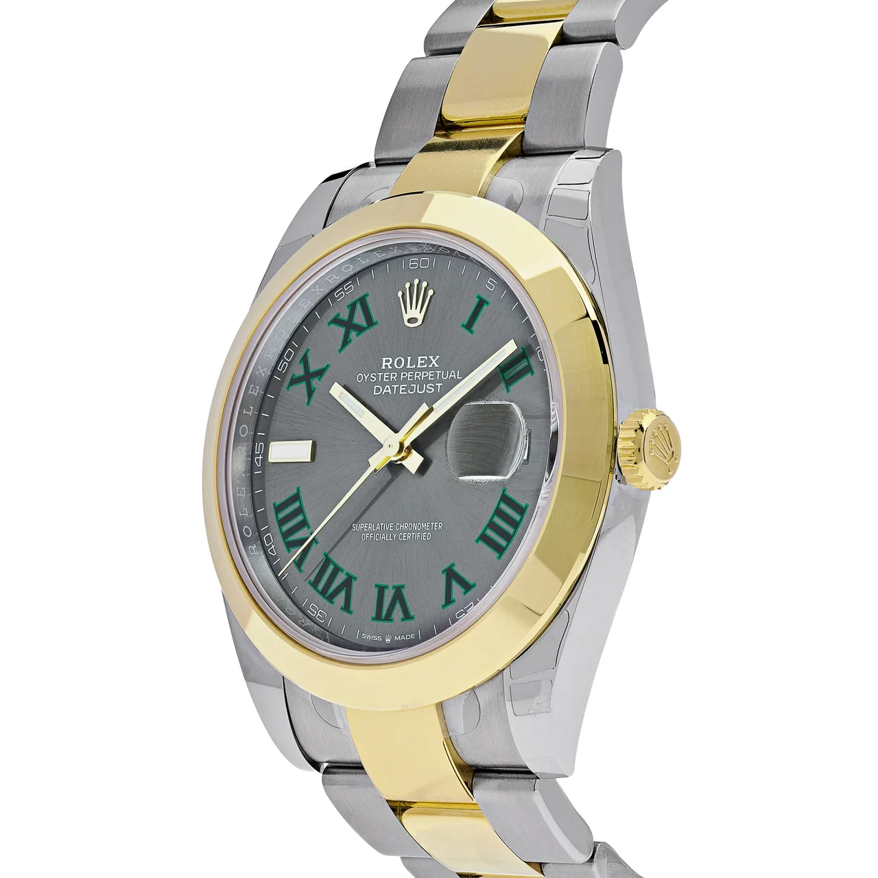 2021 Rolex Datejust 41 "Wimbledon" / Two-Tone / Smooth / Oyster 126303-0019 Listing Image 2
