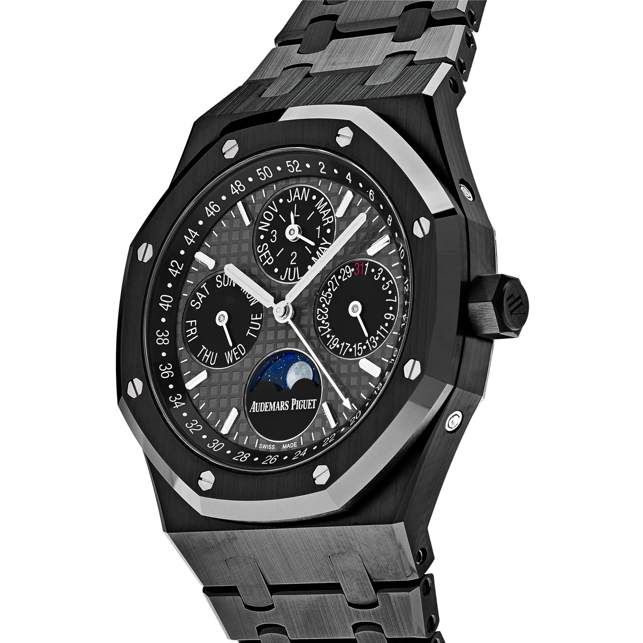 2020 Audemars Piguet Royal Oak Perpetual Calendar 41 Black Ceramic / Gray 26579CE.OO.1225CE.01 Listing Image 2
