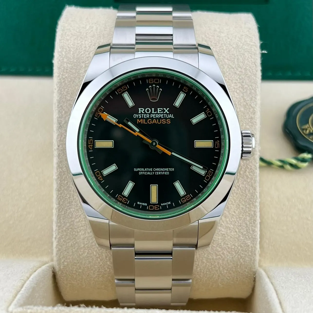 Rolex milgauss hot sale matte black