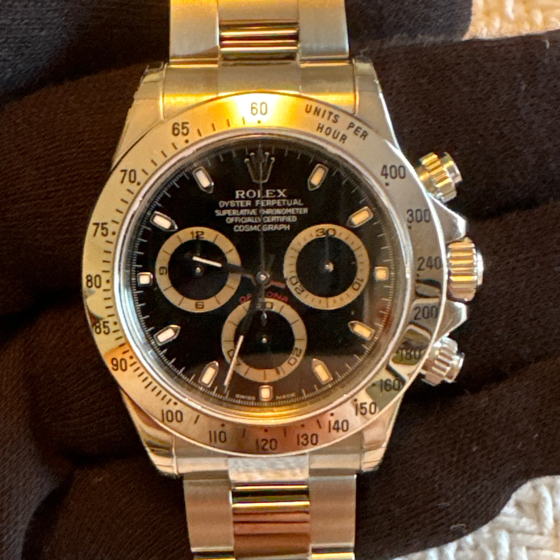 Rolex Daytona Steel / Black 116520-0015