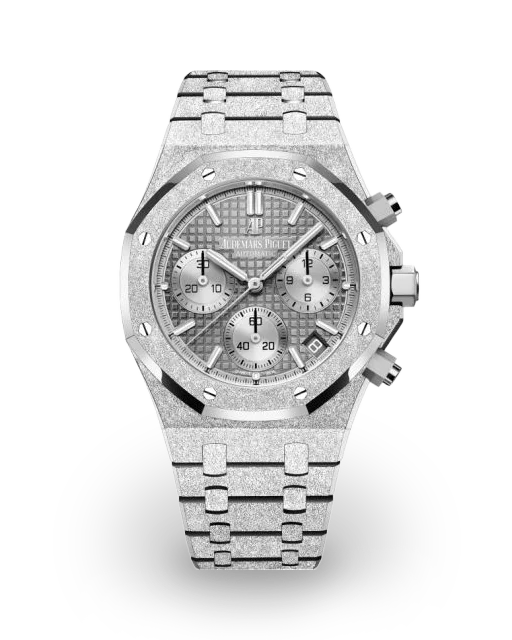 Audemars Piguet  Royal Oak Chronograph 41 Frosted White Gold / Gray - Limited to 200 Pieces 26239BC.GG.1224BC.01 Model Image