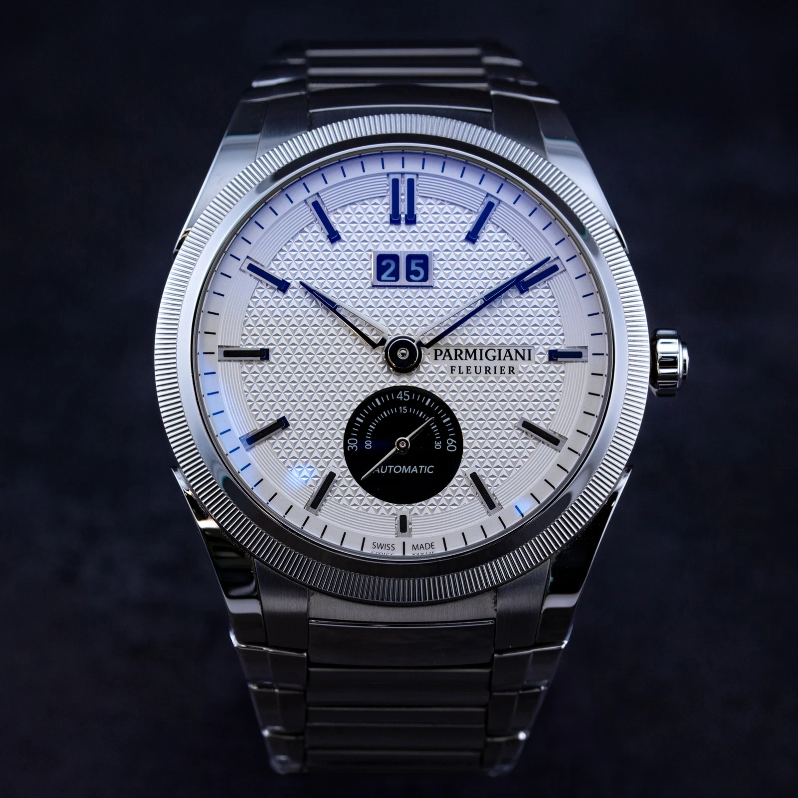 Parmigiani Fleurier Tonda GT Automatic 42 Steel / White / Bracelet PFC910-0000141-B00182