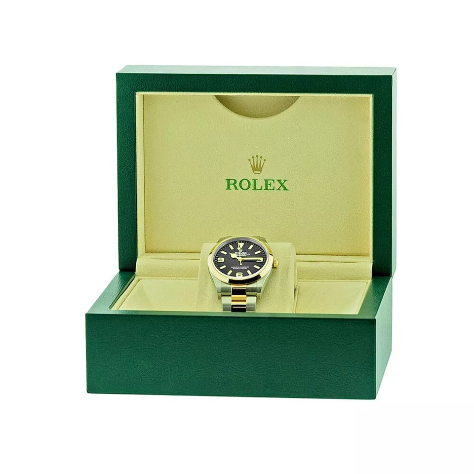 Rolex Explorer Two-Tone 124273-0001 Watches | Bezel