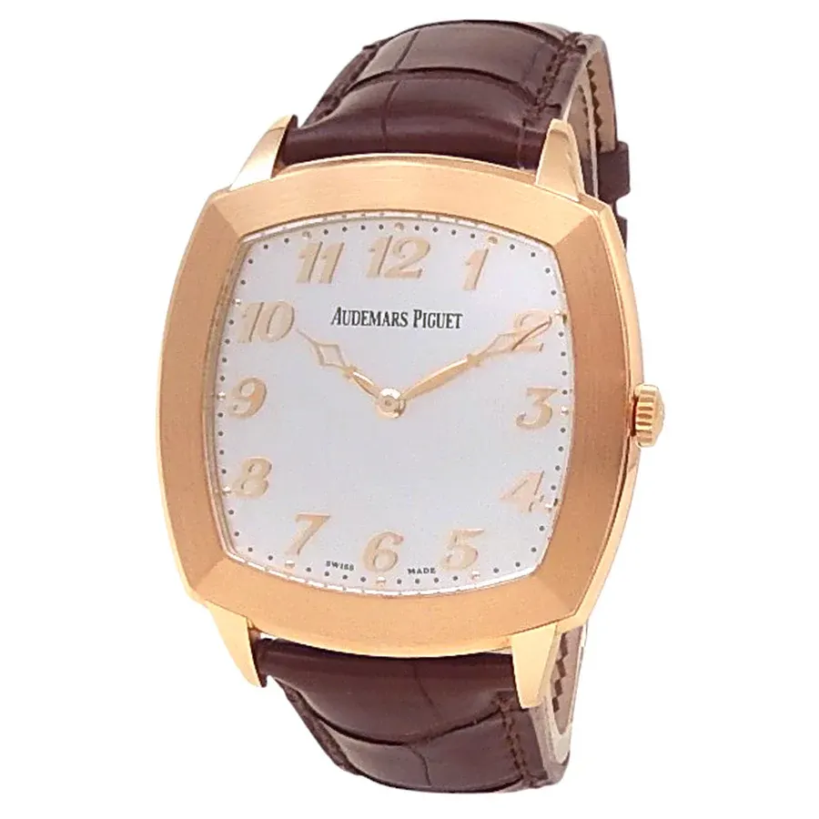 Audemars Piguet Tradition Extra-Thin Rose Gold / Silvered / Arabic / Strap 15335OR.OO.A092CR.01