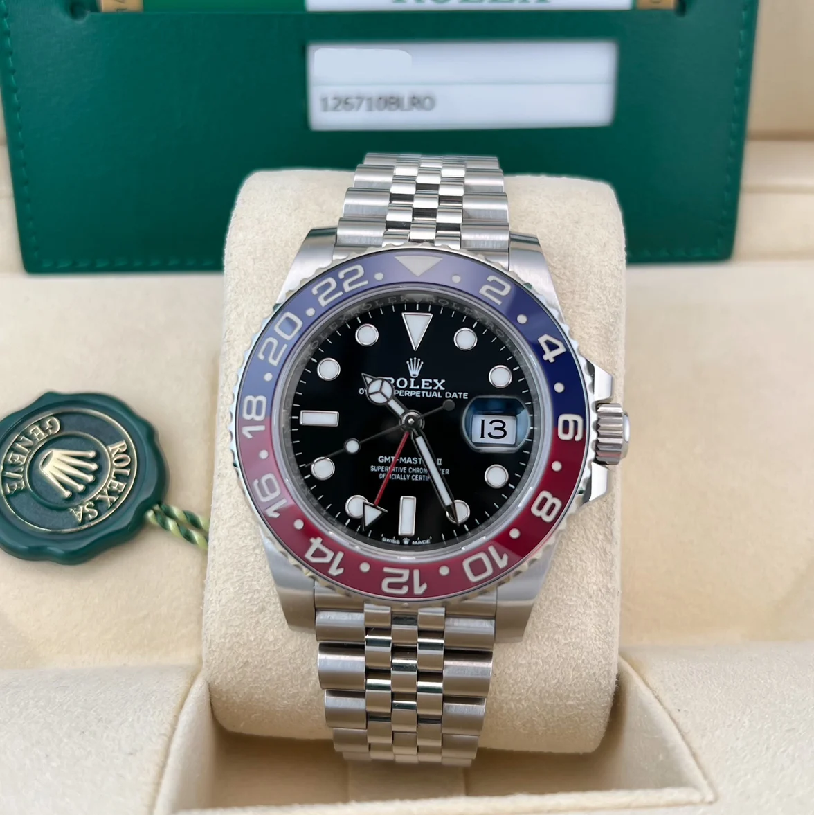 2020 Rolex GMT-Master II "Pepsi" / Jubilee 126710BLRO-0001 Listing Image 2
