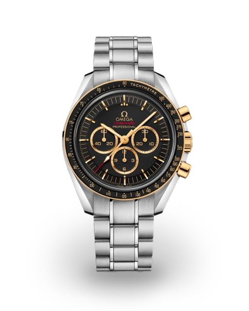 Omega Speedmaster Professional Moonwatch Stainless Steel / Yellow Gold / Black / Tokyo Olympics 522.20.42.30.01.001  Model Image