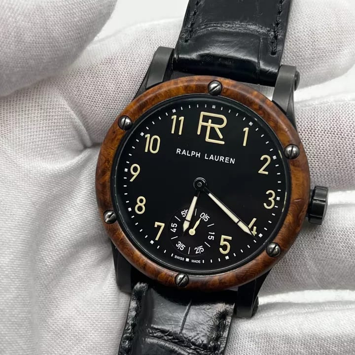 Ralph lauren wood watch hotsell