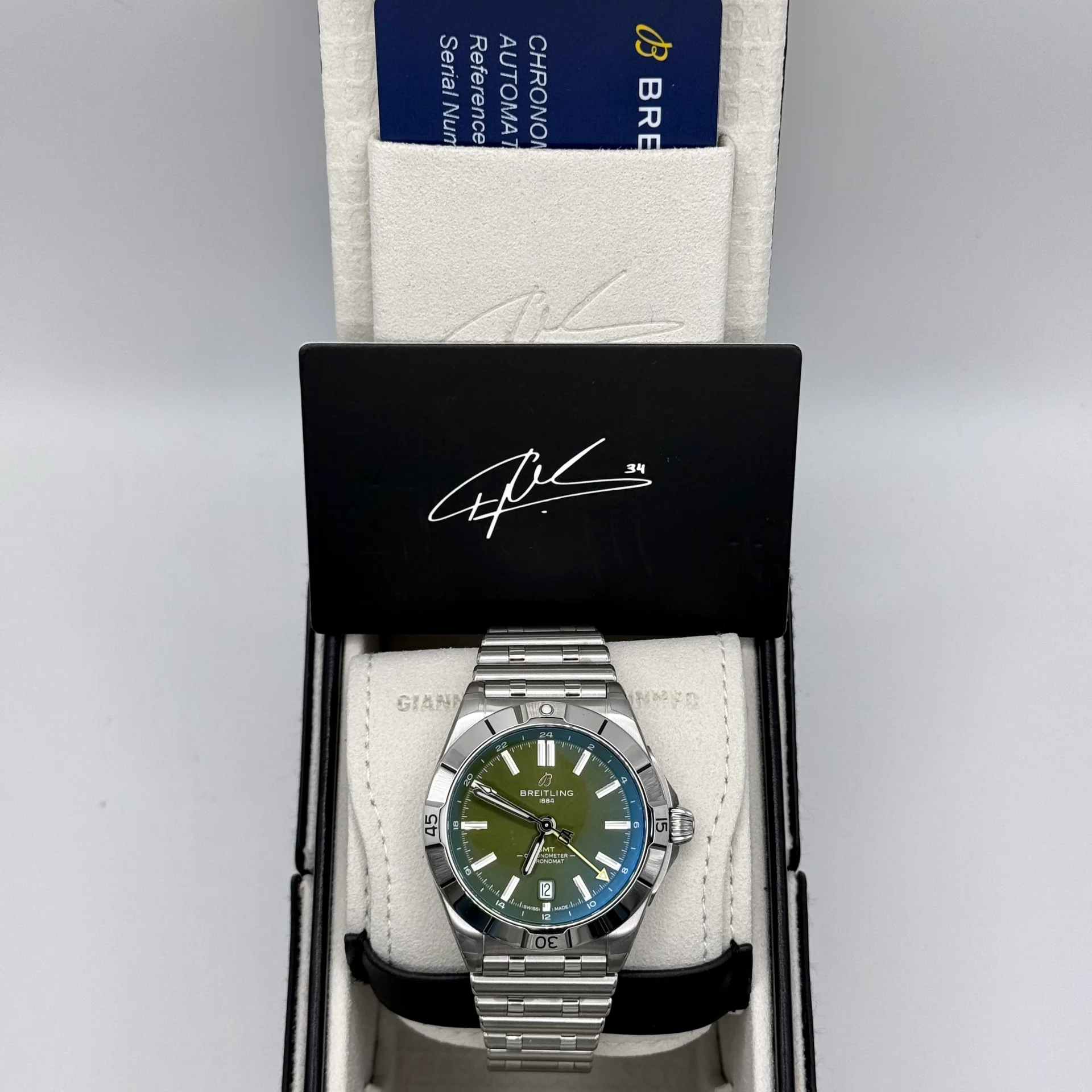Auction: 2025 Breitling Chronomat GMT Giannis Antetokounmpo 40