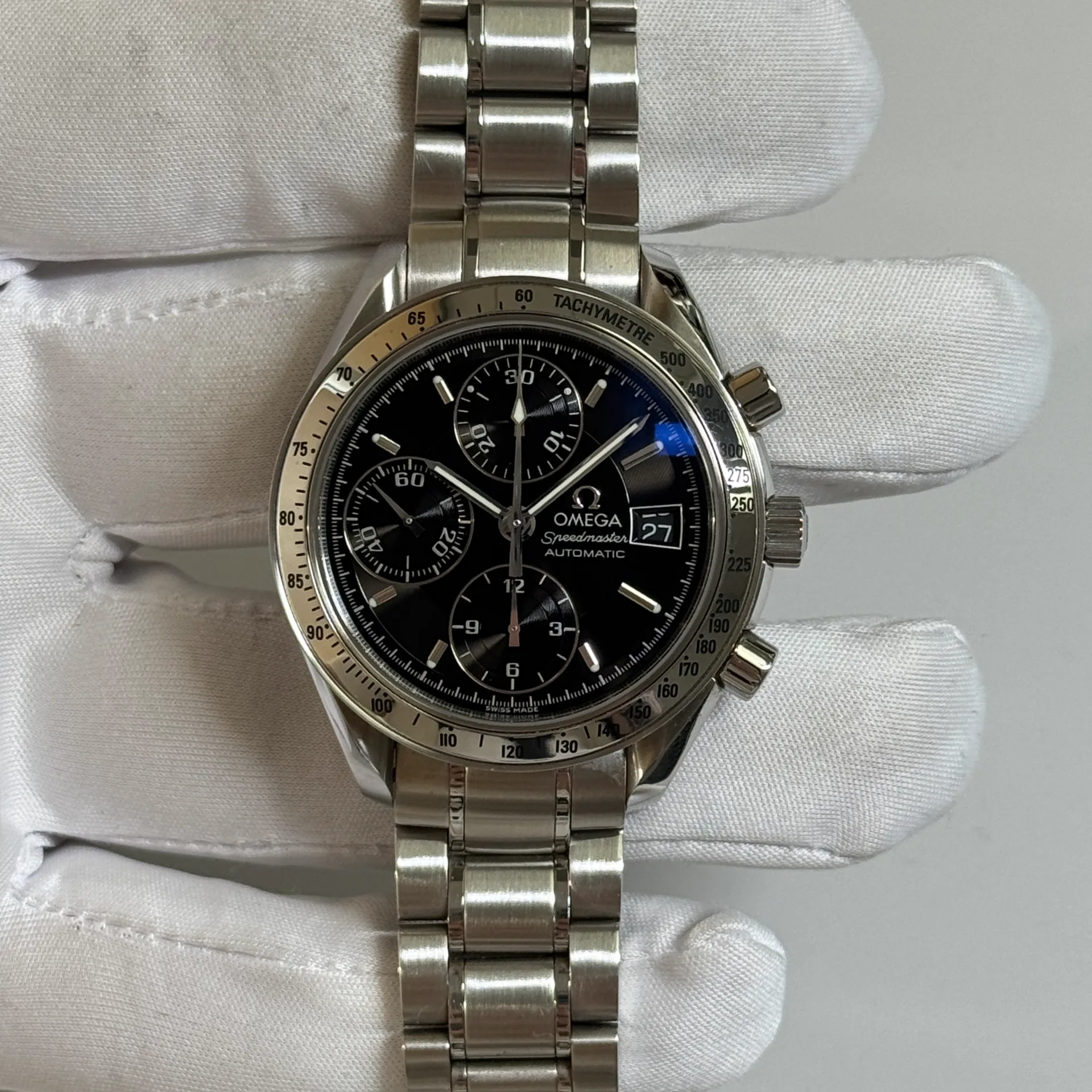 Omega Speedmaster Date 39 Steel / Black / Bracelet 3513.50.00