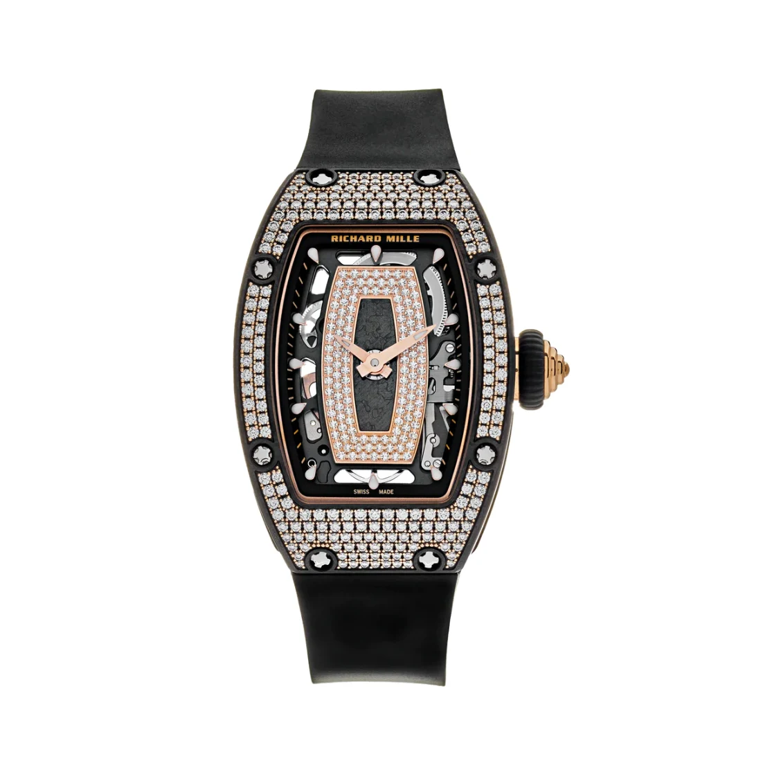 2020 Richard Mille Automatic Ladies Watch Carbon TPT and Diamond-Set RM07-01 Listing Image