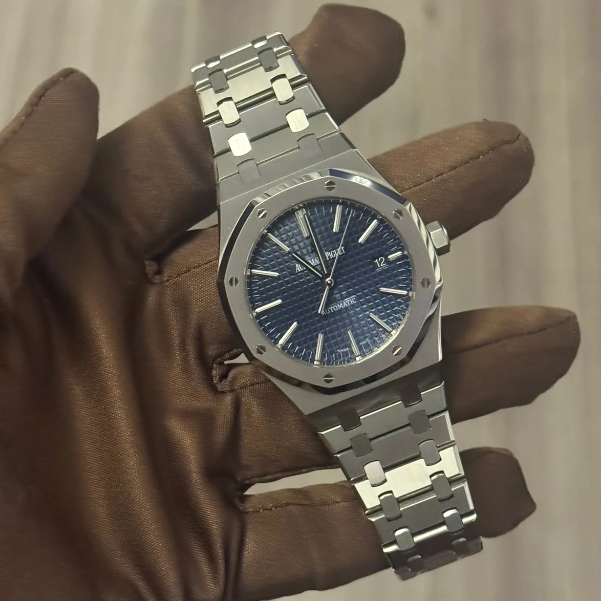 2012 Audemars Piguet Royal Oak 41 / Blue - Boutique Edition 15400ST.OO.1220ST.03