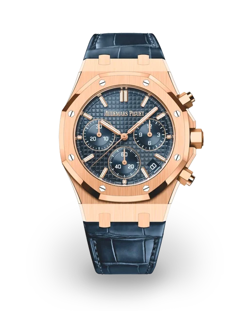 Audemars Piguet  Royal Oak Chronograph 41 Rose Gold / Blue / Strap 26240OR.OO.D315CR.02  Model Image