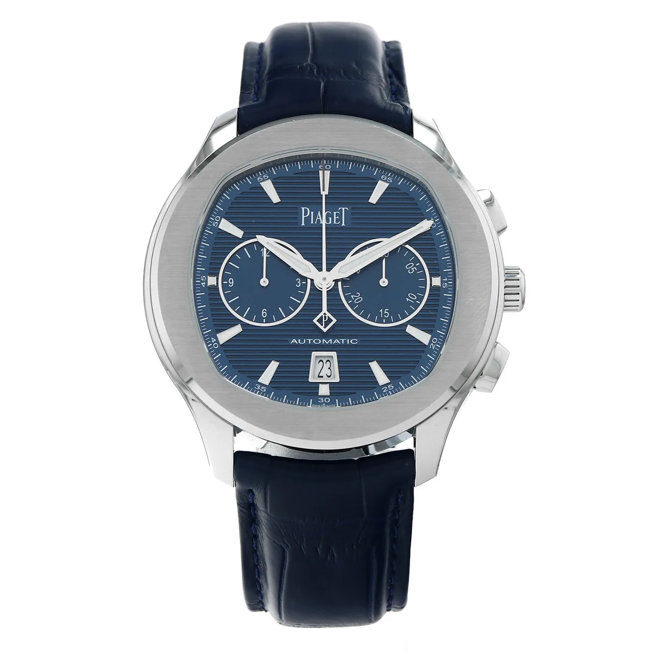 2022 Piaget Polo S Steel / Blue / Strap G0A43002  Listing Image 1